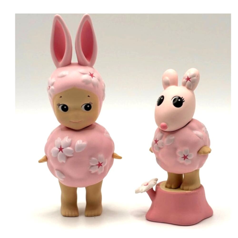 Set of 2 New Unbranded Kewpie/Angel Mini Figures, Puffy Cherry Costume, Open Box